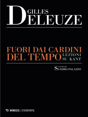 cover image of Fuori dai cardini del tempo